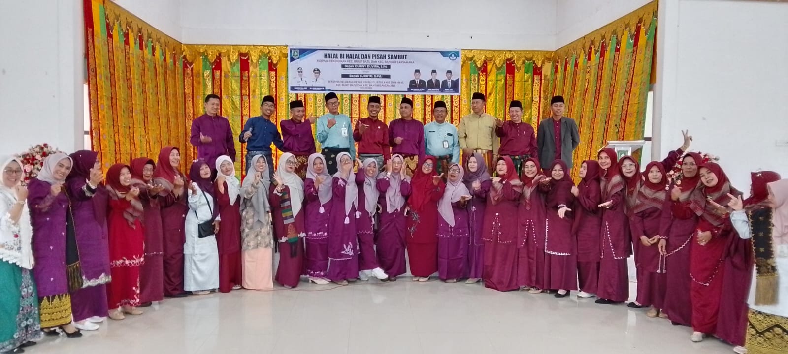 Halal Bi Halal dan Pisah Sambut Korwil Pendidikan Bukit Batu dan Bandar Laksamana
