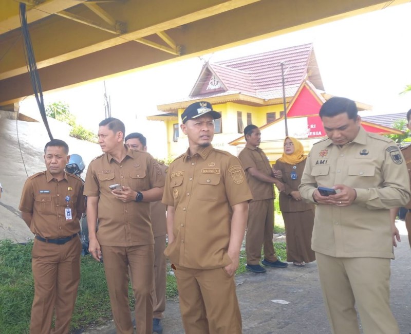 Pemkot Pekanbaru Sulap Bawah Jembatan Siak I Jadi RTHB, 11 KK Direlokasi